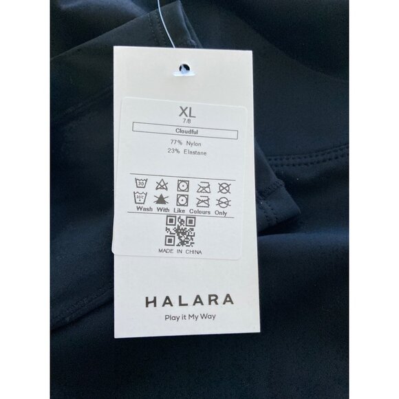 High Waisted Crossover Straight Leg Yoga Leggings Black  Varies NWT - Picture 5 of 8